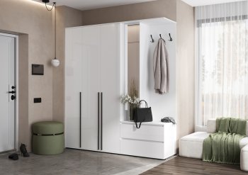 Прихожая Норд+Шкаф 1200, белый (Миф) в Серове - serov.mebel-e96.ru