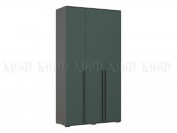 Шкаф 1200 мм 3-х ств. Норд графит/изумруд (Миф) в Серове - serov.mebel-e96.ru