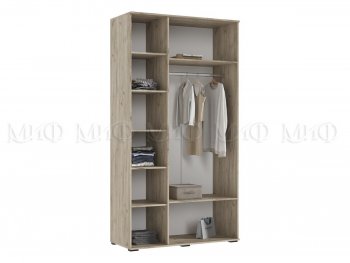Шкаф 1200 мм 3-х ств. Норд крафт серый/кашемир (Миф) в Серове - serov.mebel-e96.ru