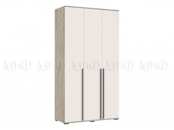 Шкаф 1200 мм 3-х ств. Норд крафт серый/кашемир (Миф) в Серове - serov.mebel-e96.ru