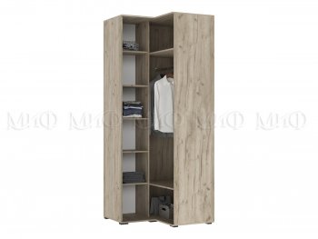 Шкаф угловой Норд крафт серый/кашемир (Миф) в Серове - serov.mebel-e96.ru