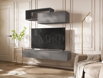 Стенка Норд-2 графит (Миф) в Серове - serov.mebel-e96.ru