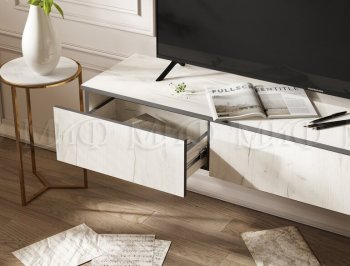 Стенка Норд-2 дуб крафт белый (Миф) в Серове - serov.mebel-e96.ru