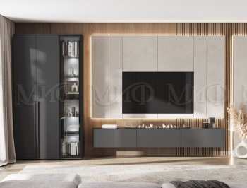 Стенка Норд графит (Миф) в Серове - serov.mebel-e96.ru