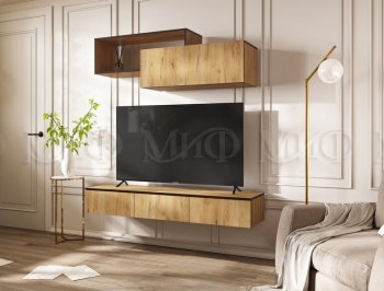 Стенка Норд-2 дуб крафт (Миф) в Серове - serov.mebel-e96.ru