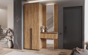 Шкаф 800+Тумба с зеркалом Норд (Миф) в Серове - serov.mebel-e96.ru