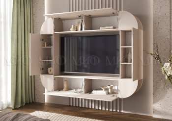 Стенка Норд (Зона ТВ), кашемир (Миф) в Серове - serov.mebel-e96.ru