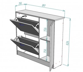 Обувница W31 (ЯАС) в Серове - serov.mebel-e96.ru