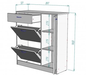 Обувница W35 (Белый) в Серове - serov.mebel-e96.ru