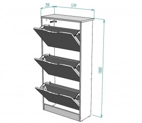 Обувница W8 (Белый) в Серове - serov.mebel-e96.ru