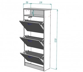 Обувница W9 (ЯАС) в Серове - serov.mebel-e96.ru