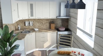 Кухонный гарнитур Ольга оптима 3 1500х1800 мм (Герда) в Серове - serov.mebel-e96.ru