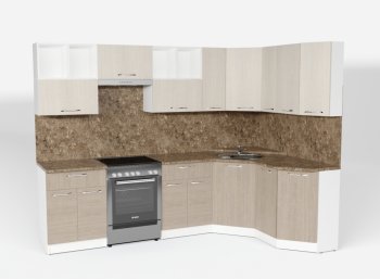 Кухонный гарнитур Ольга оптима 5 2700х1600 мм (Герда) в Серове - serov.mebel-e96.ru