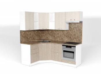 Кухонный гарнитур Ольга оптима 4 1400х2000 мм (Герда) в Серове - serov.mebel-e96.ru