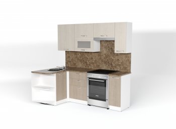 Кухонный гарнитур Ольга прайм 2 1300х2100 мм (Герда) в Серове - serov.mebel-e96.ru