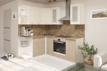 Кухонный гарнитур Ольга прайм 3 1500х2000 мм (Герда) в Серове - serov.mebel-e96.ru