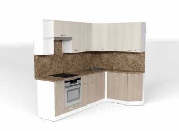 Кухонный гарнитур Ольга прайм 5 2300х1500 мм (Герда) в Серове - serov.mebel-e96.ru