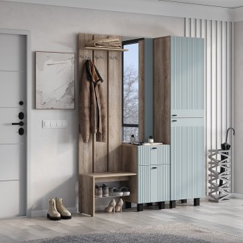 Прихожая Олива комп.1 шарли бриз (БТС) в Серове - serov.mebel-e96.ru