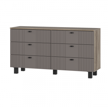 Комод Олива КМ-04 муссон софт (БТС) в Серове - serov.mebel-e96.ru