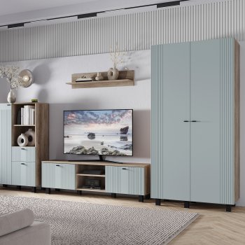 Тумба под ТВ Олива ТБ-09 шарли бриз (БТС) в Серове - serov.mebel-e96.ru