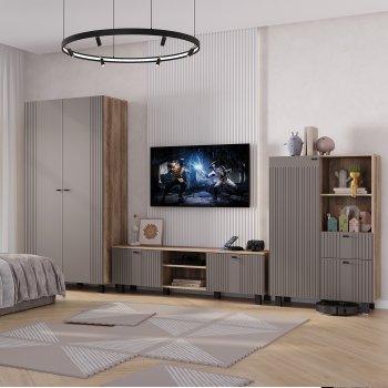 Стенка Олива комп.3 муссон (БТС) в Серове - serov.mebel-e96.ru