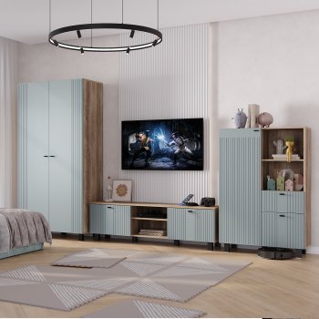 Стенка Олива комп.3 шарли бриз (БТС) в Серове - serov.mebel-e96.ru