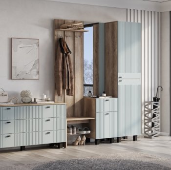 Прихожая Олива шарли бриз софт, модульная (БТС) в Серове - serov.mebel-e96.ru