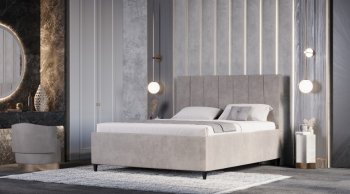 Кровать с ПМ Оливия Бежевый (Лин) в Серове - serov.mebel-e96.ru