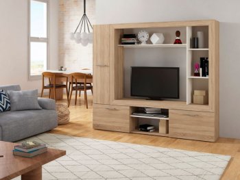 Стенка OSKAR3 дуб сонома (Генезис) в Серове - serov.mebel-e96.ru