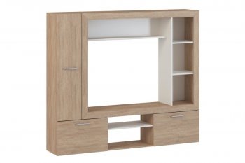 Стенка OSKAR3 дуб сонома (Генезис) в Серове - serov.mebel-e96.ru