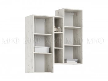 Стенка Оскар крафт белый/графит (Миф) в Серове - serov.mebel-e96.ru