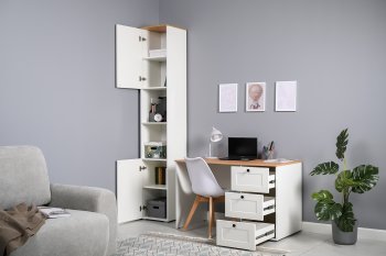 Набор детской мебели Остин белый, модульный (Моби) в Серове - serov.mebel-e96.ru