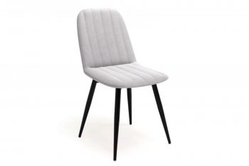 Стул Остин полоса, велюр Ultra Dove (светло-серый), (4шт) (Вудман) в Серове - serov.mebel-e96.ru