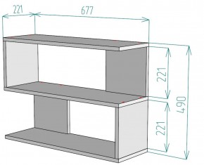 Полка S29 (Белый) в Серове - serov.mebel-e96.ru