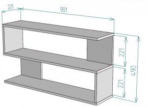 Полка S30 (Белый) в Серове - serov.mebel-e96.ru