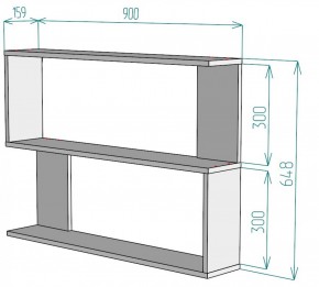 Полка S32 (ДСС) в Серове - serov.mebel-e96.ru