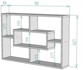 Полка S40 (Белый) в Серове - serov.mebel-e96.ru