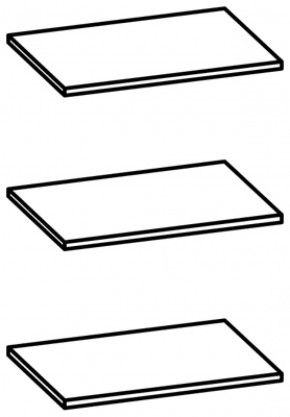 Полки арт. П107 для артикула 107 (3 шт.) в Серове - serov.mebel-e96.ru