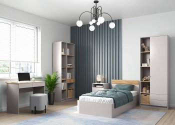 Набор детской мебели Прайм модульный (Олмеко) в Серове - serov.mebel-e96.ru