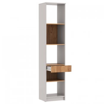 Стеллаж 89.21 Прайм (высокий с ящиком) (Олмеко) в Серове - serov.mebel-e96.ru