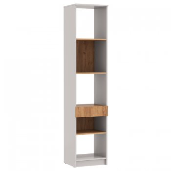 Стеллаж 89.21 Прайм (высокий с ящиком) (Олмеко) в Серове - serov.mebel-e96.ru
