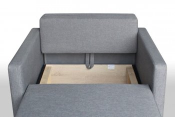 Кресло-кровать Реал 80 с подлокотниками (Графит) в Серове - serov.mebel-e96.ru