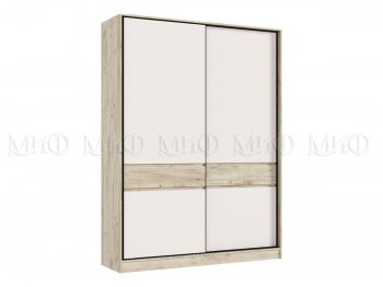 Шкаф-купе 1800 мм Роджина крафт серый/кашемир (Миф) в Серове - serov.mebel-e96.ru