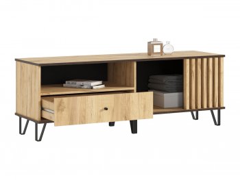 Тумба ТВ (1500) Роджина дуб крафт (Миф) в Серове - serov.mebel-e96.ru