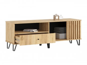 Тумба ТВ (1500) Роджина дуб крафт/дуб крафт (Миф) в Серове - serov.mebel-e96.ru