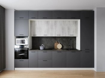 Кухонный гарнитур Санторини 3400 мм МДФ (Санвут) в Серове - serov.mebel-e96.ru
