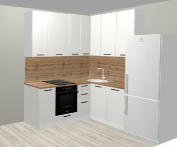 Кухонный гарнитур угловой 2000*1400 мм (Санвут) в Серове - serov.mebel-e96.ru