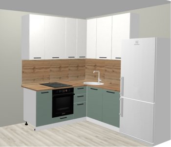 Кухонный гарнитур угловой 2000*1400 мм (Санвут) в Серове - serov.mebel-e96.ru