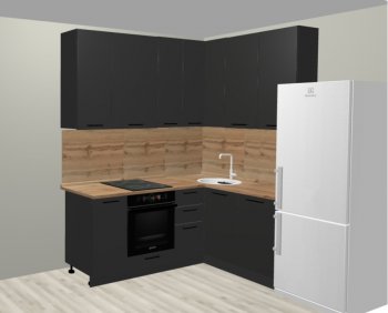 Кухонный гарнитур угловой 2000*1400 мм (Санвут) в Серове - serov.mebel-e96.ru