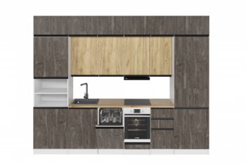 Кухонный гарнитур Сапфир 2 экстра 3000 мм (Герда) в Серове - serov.mebel-e96.ru